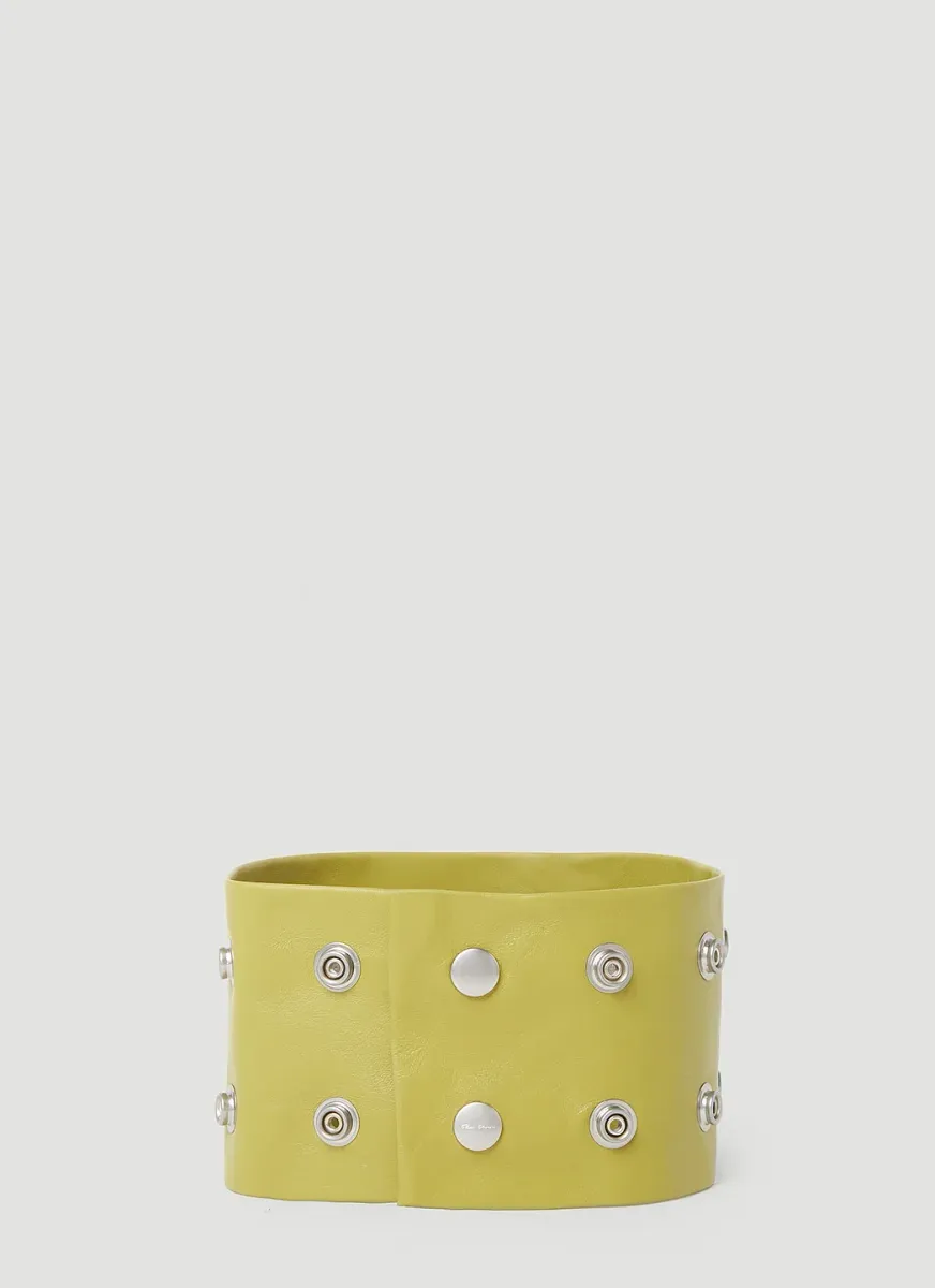 Leather Stud Necklace