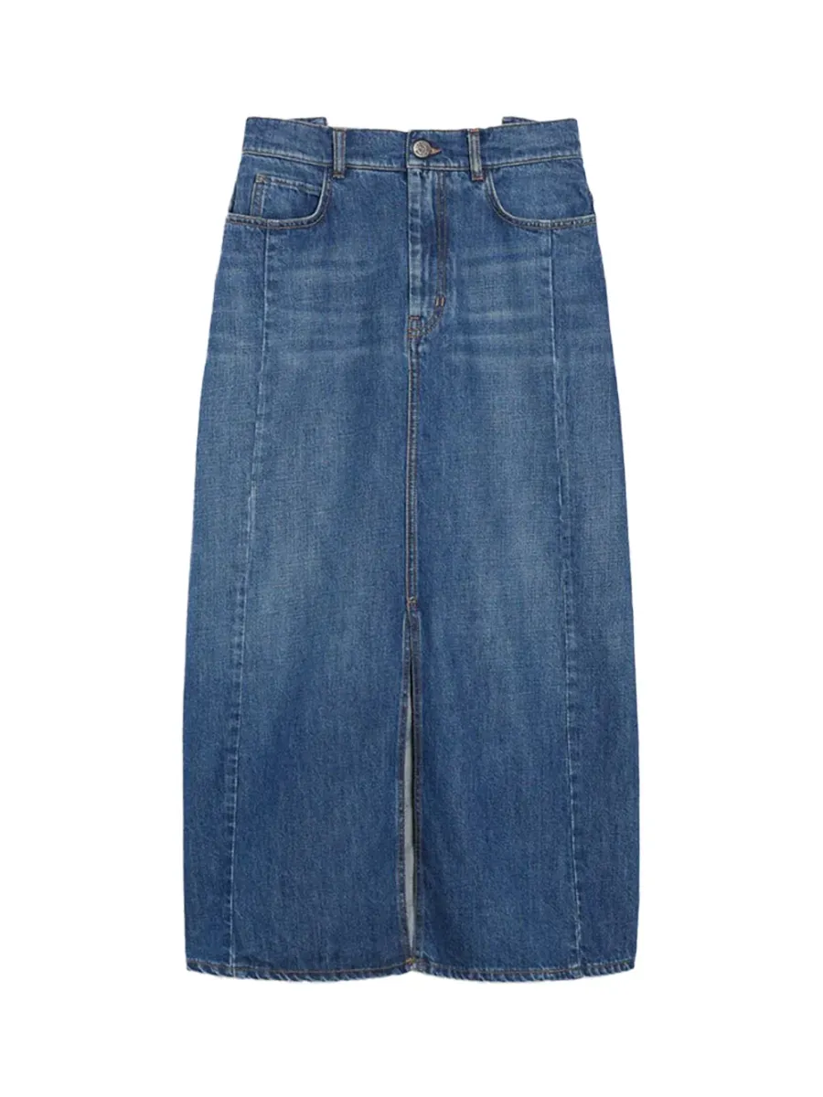 gesso skirt D. Navy