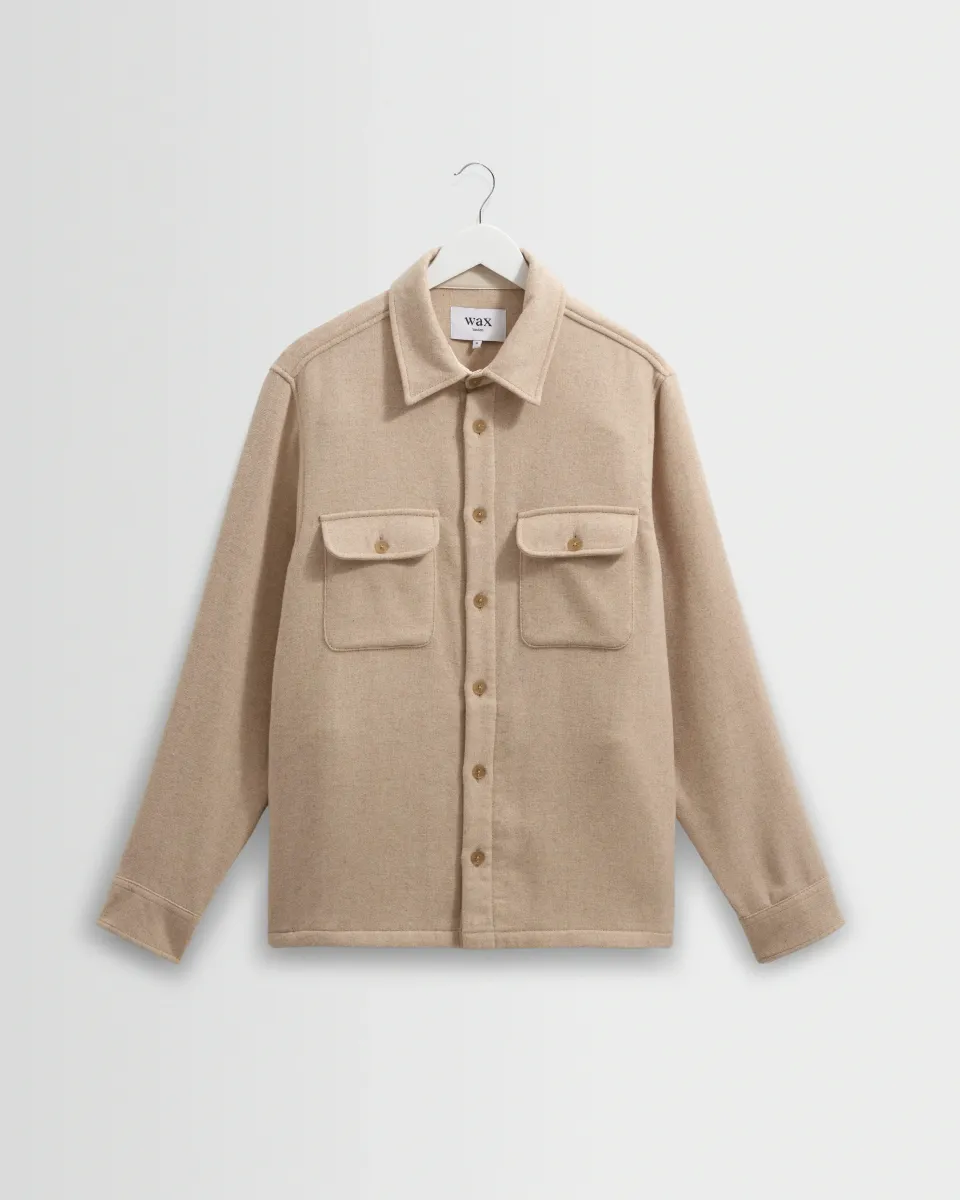 Lomond - Natural Heavy Wool Overshirt