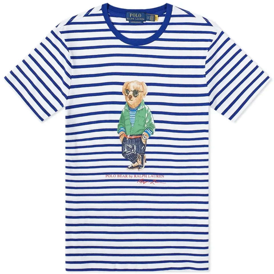 Striped Beach Bear T-Shirt