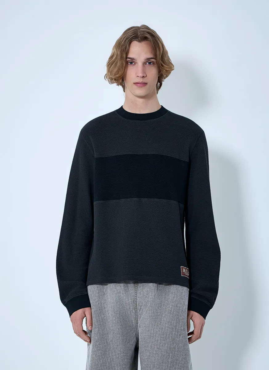 Cotton Jersey Crewneck Sweatshirt