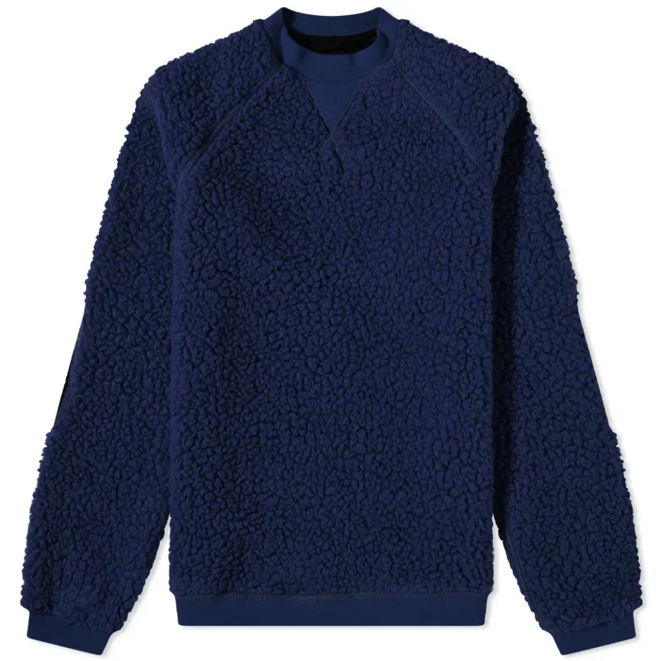 Sherpa Fleece Pullover Sweat