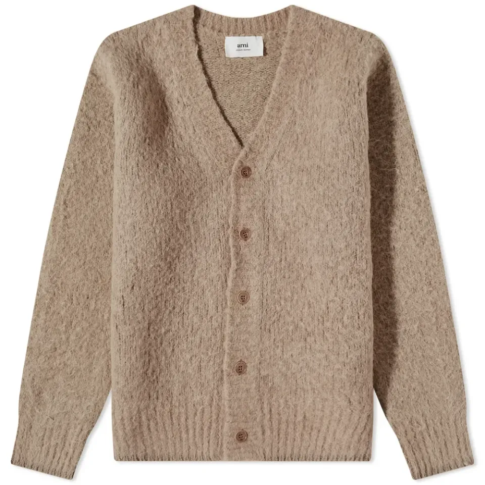 AMI Brushed Cardigan