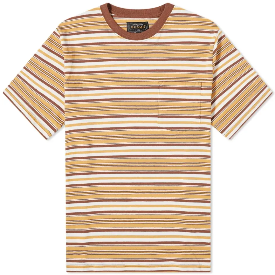 Multi Stripe Pocket T-Shirt