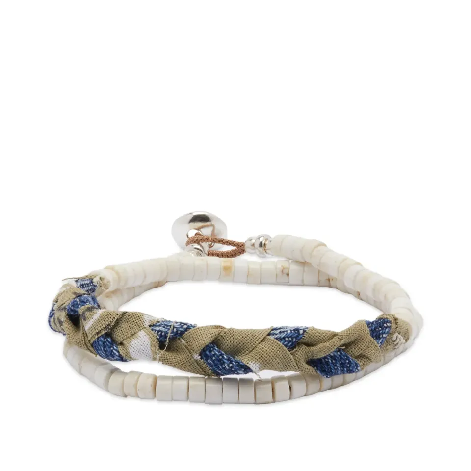 Double Wrap Heishi Bracelet