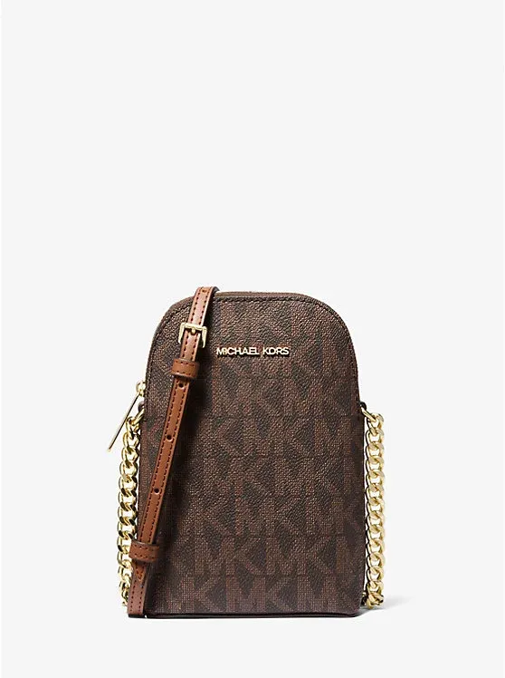 Small Signature Logo Smartphone Crossbody Bag