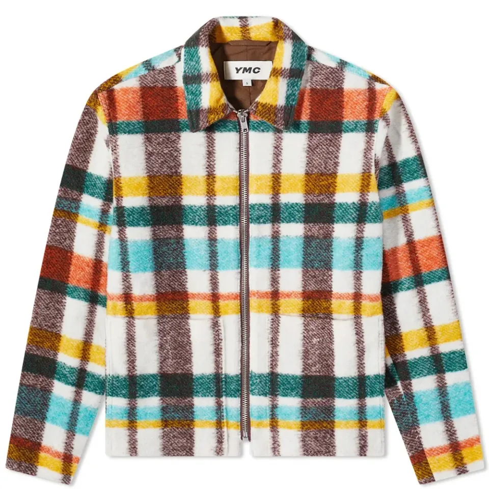 Checked Bay City Zip Jacket