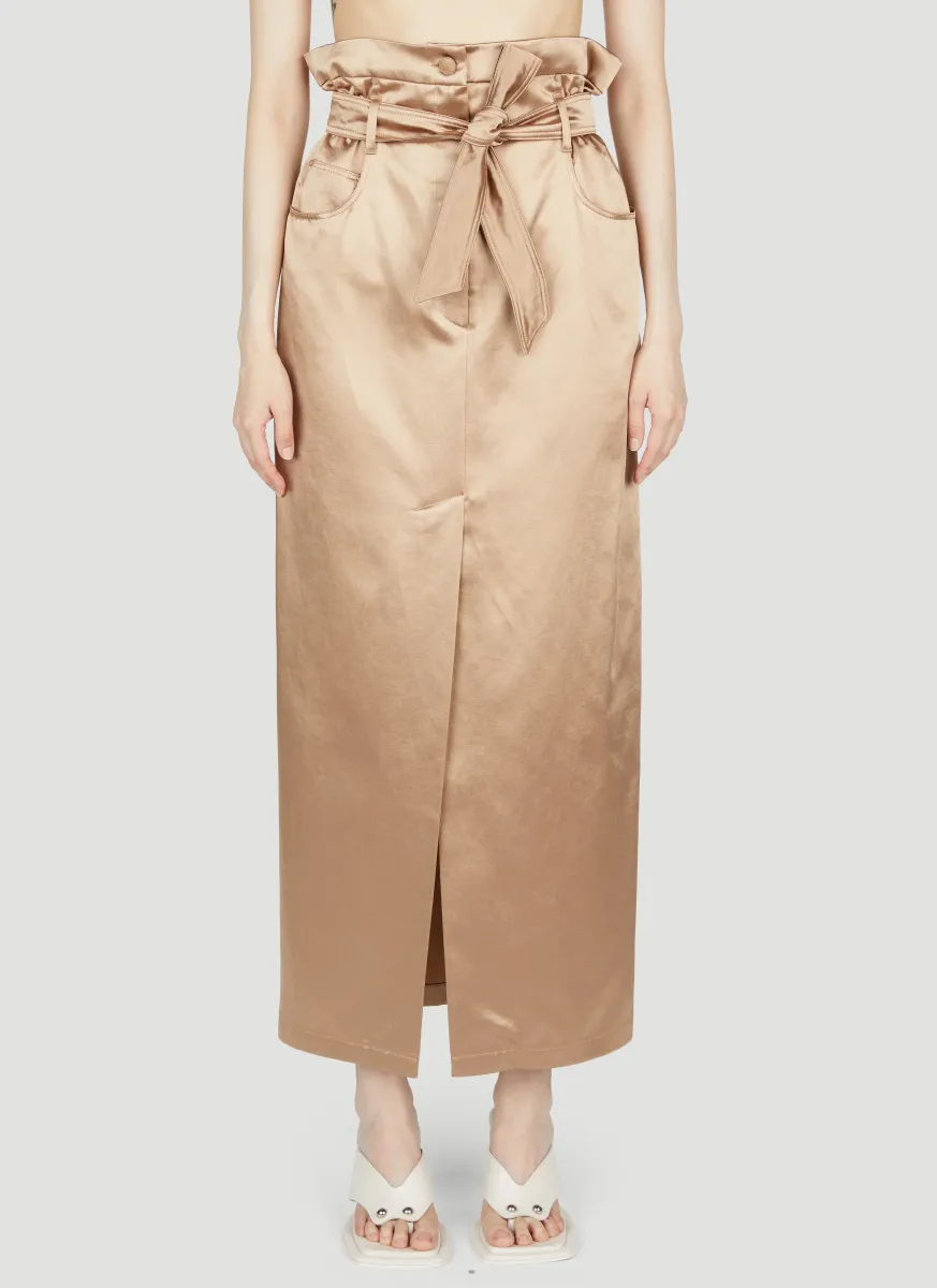 Satin Maxi Skirt