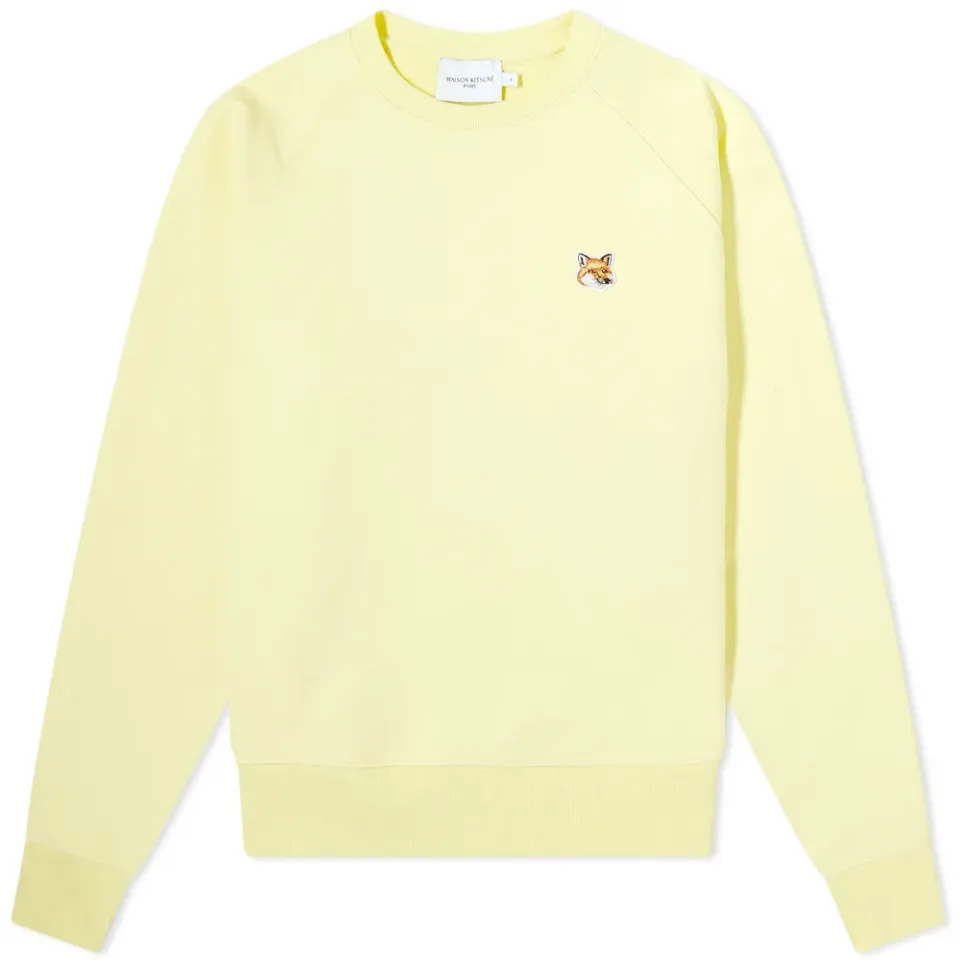 Maison Kitsuné Fox Head Patch Adjusted Crew Sweat