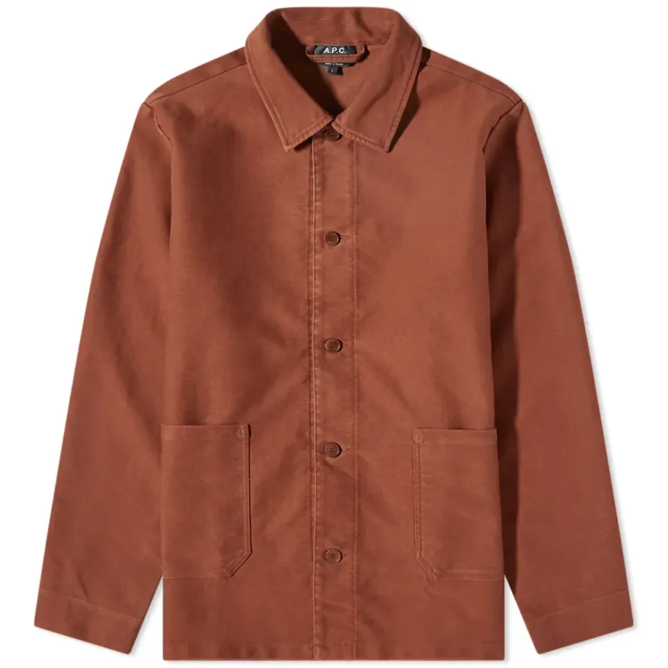 A.P.C. Bleached Moleskin Kerlouan Jacket