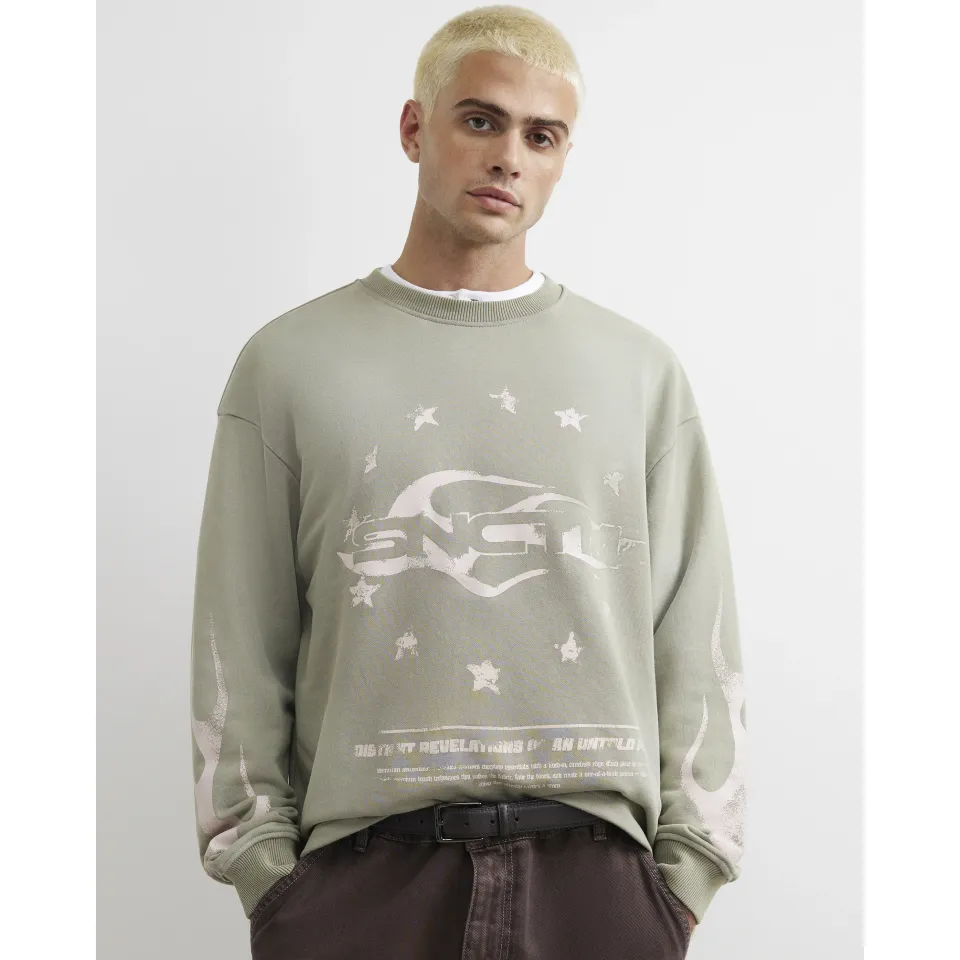 Cotton Blend Flame T-Shirt