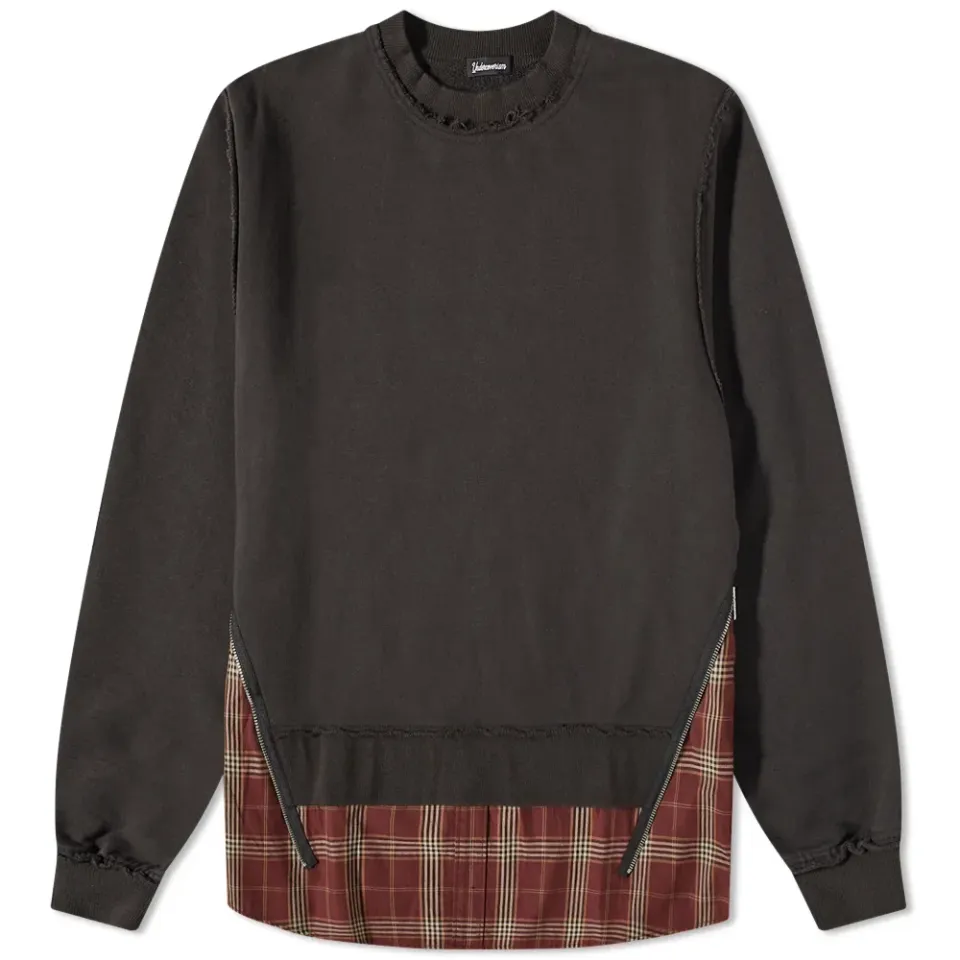Check Detail Crew Sweat