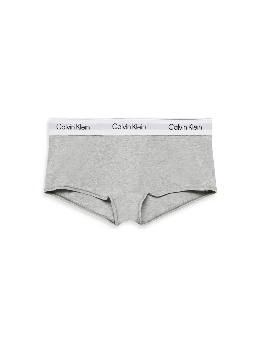Icon Cotton Boyshort Grey Heather