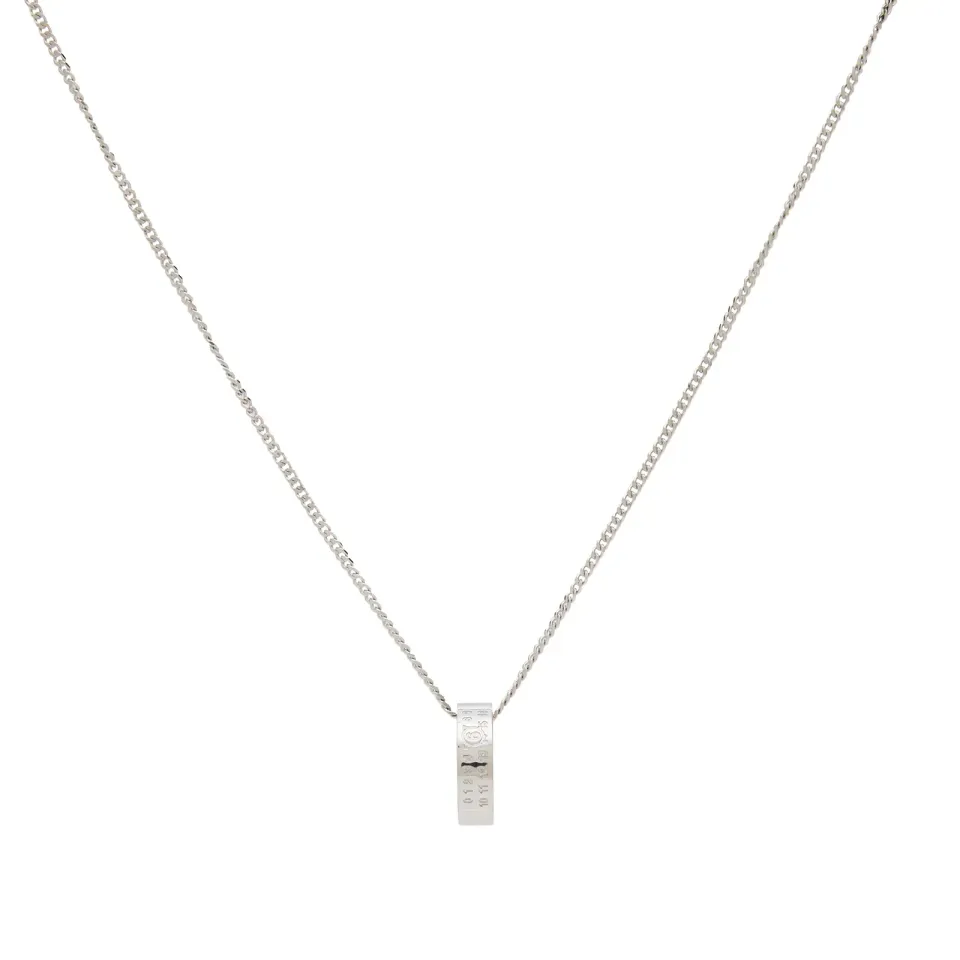 Number Logo Ring Necklace