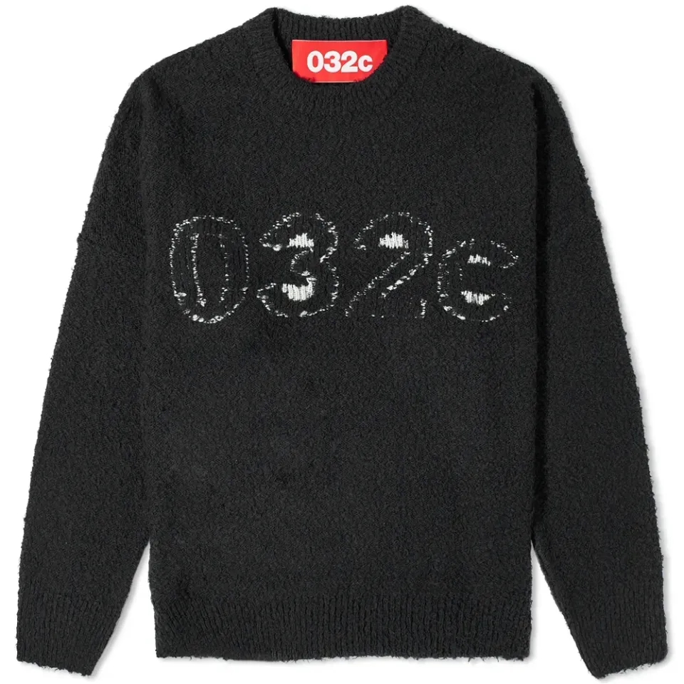 Logo Cotton Crew Knit