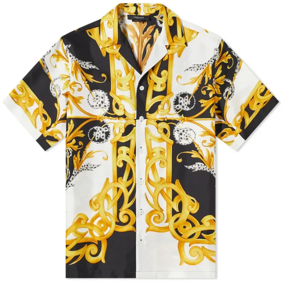 Barocco Acanthus Silk Shirt