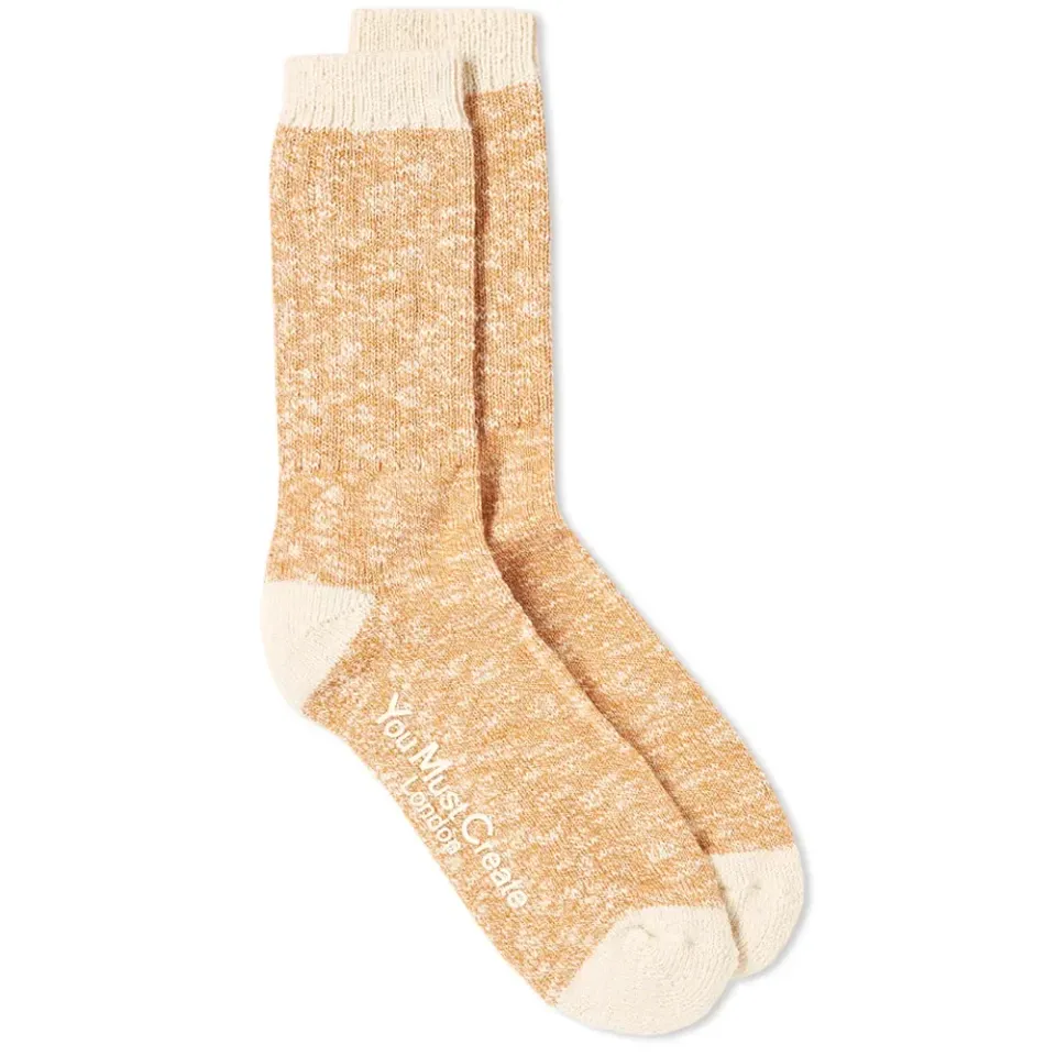 Slub Boot Sock