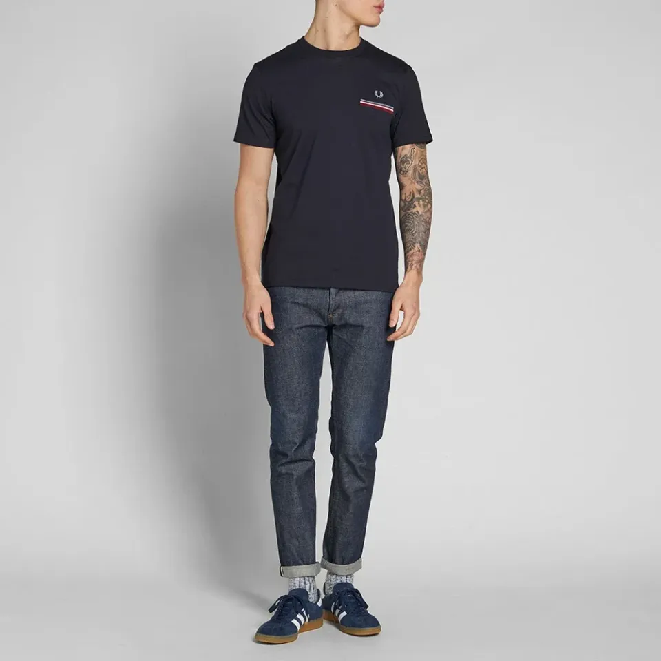 Fred Perry Tipped Pocket Tee