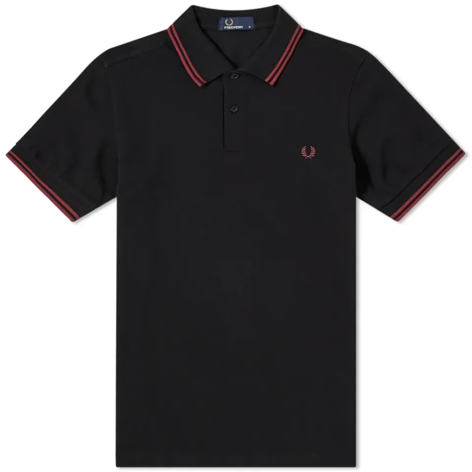Fred Perry Slim Fit Twin Tipped Polo