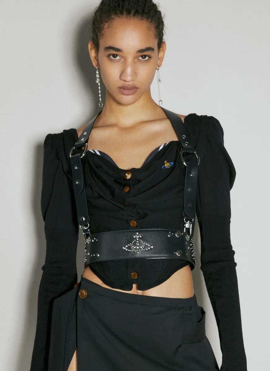 Stud Embellished Harness