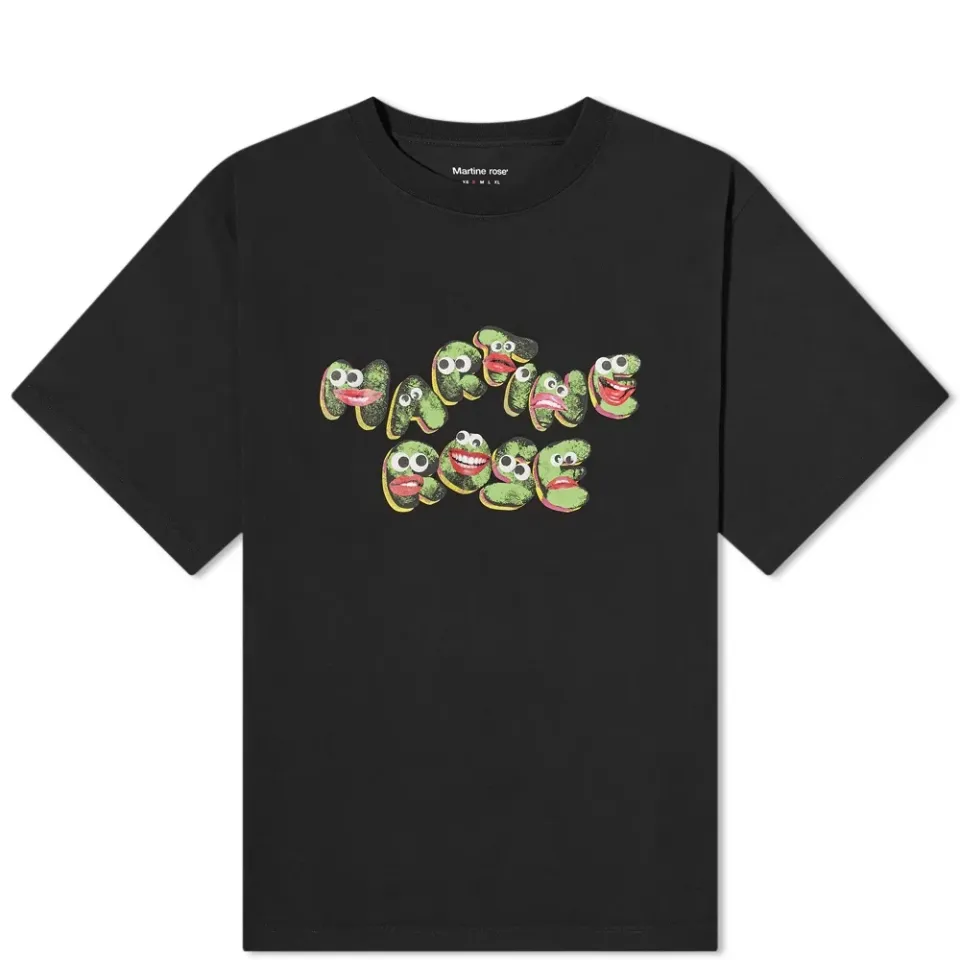 Relax Fit Cartoon Logo T-Shirt