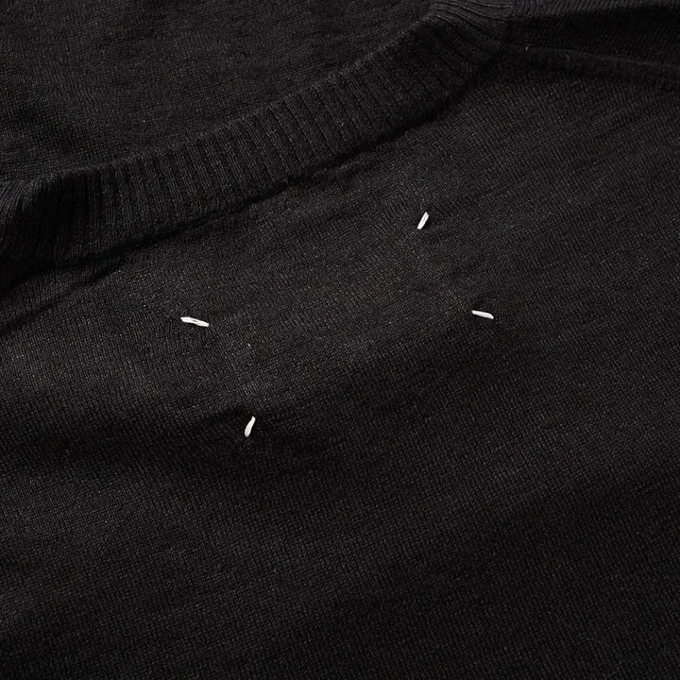 14 Elbow Patch Crew Knit