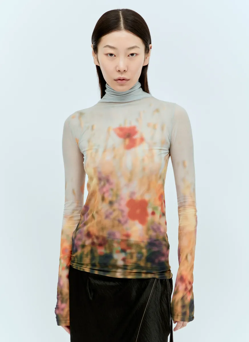 High-Neck Seamless Top