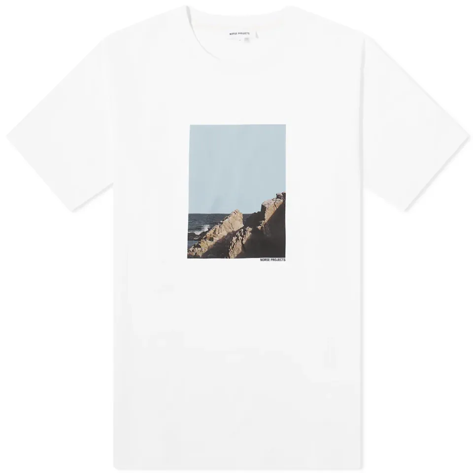 Johannes Organic Cliff Print T-shirt