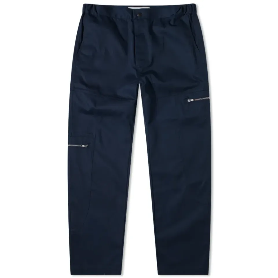 Navy Oval Trouser