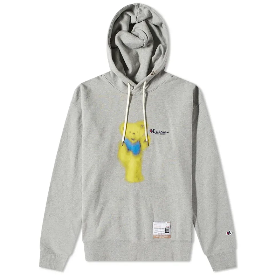 Bear Print Hoodie