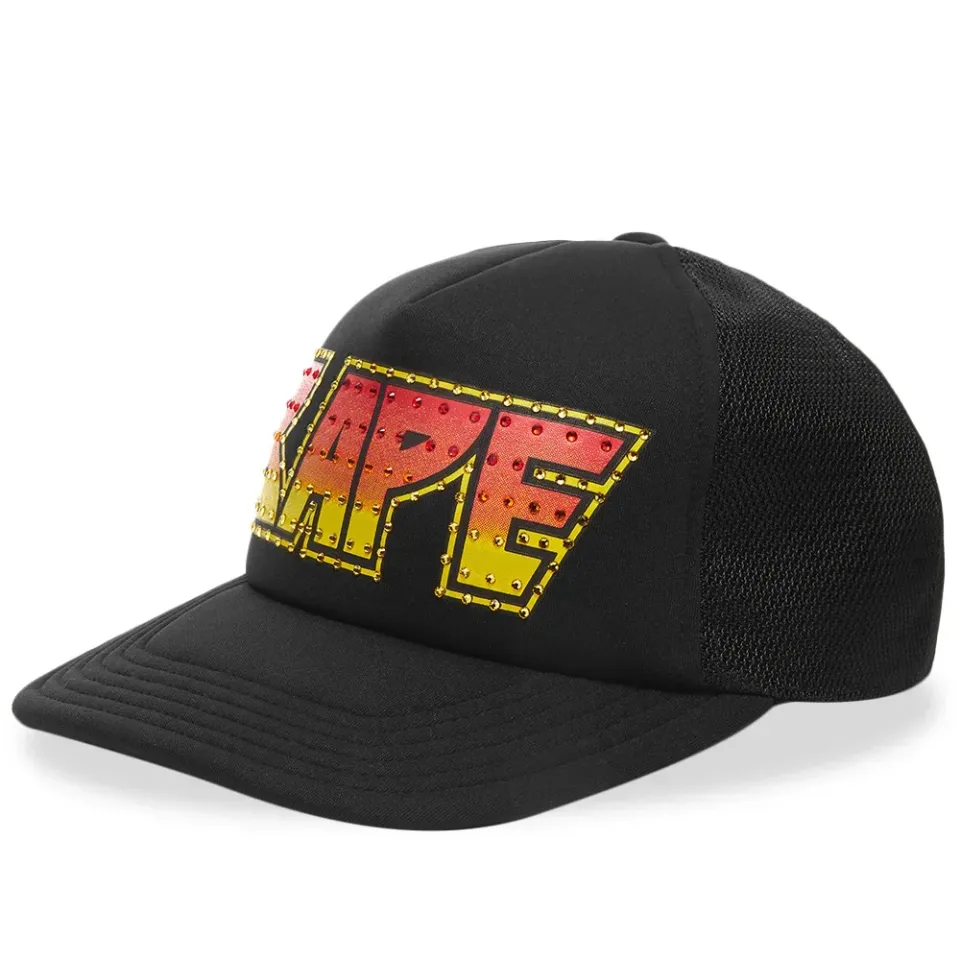 Bape Crystal Stone Mesh Cap