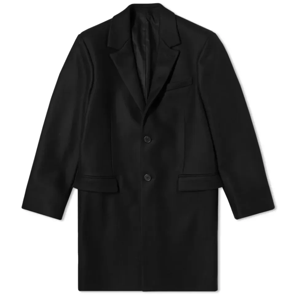 AMI Two Button Overcoat