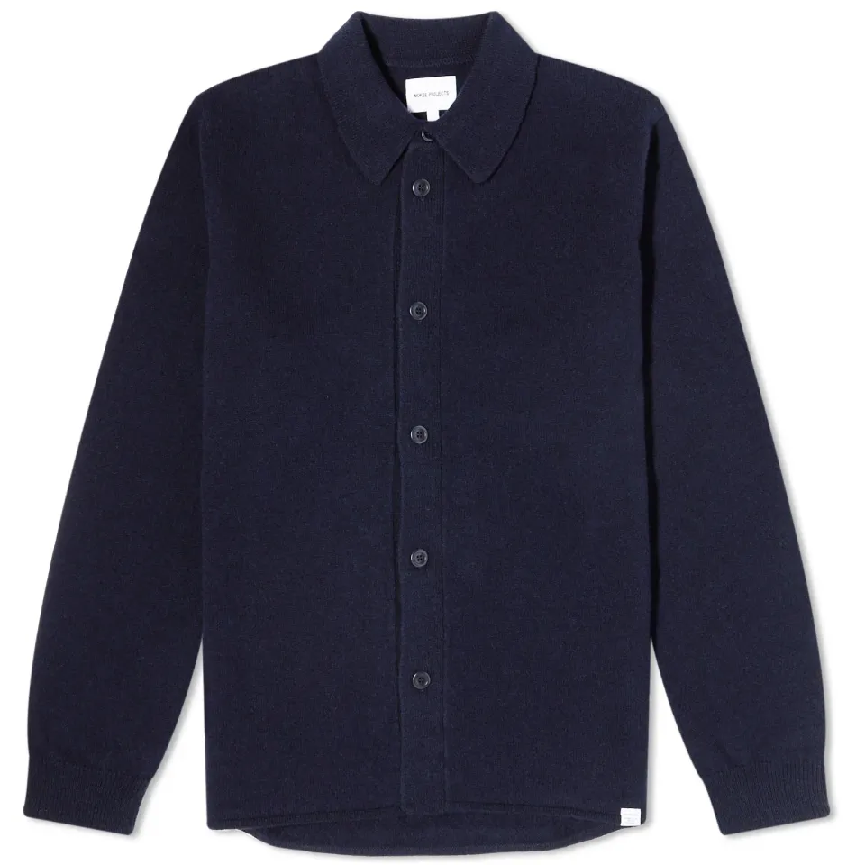 Martin Merino Lambswool Button Polo