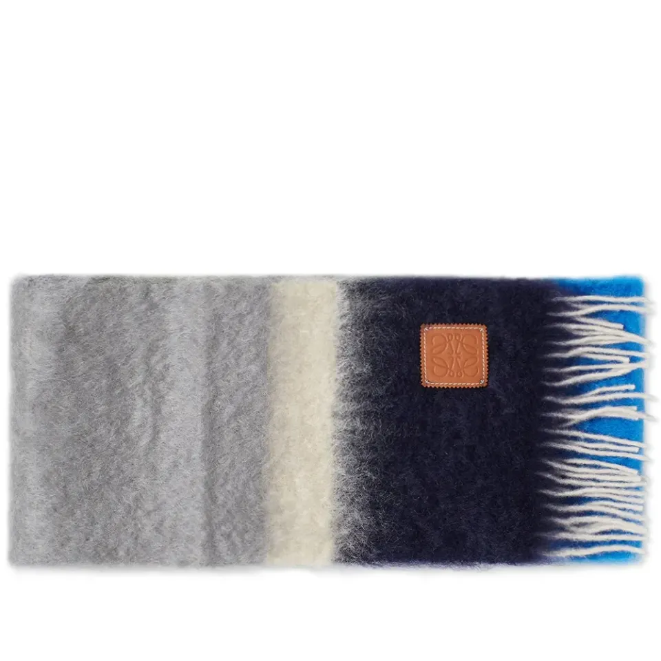 Stripes Mohair Scarf