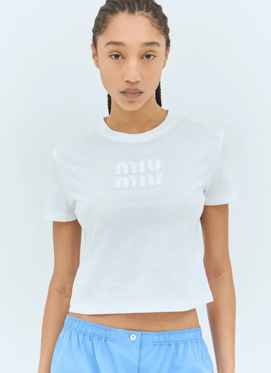 Logo Embossed T-Shirt