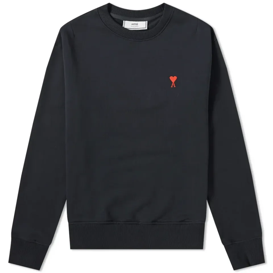 AMI Small Heart Crew Sweat