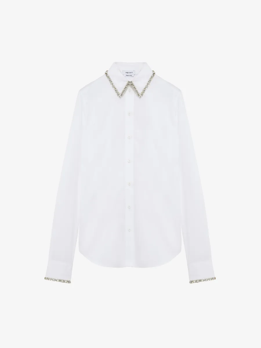 Crystal Embroidery Shirt