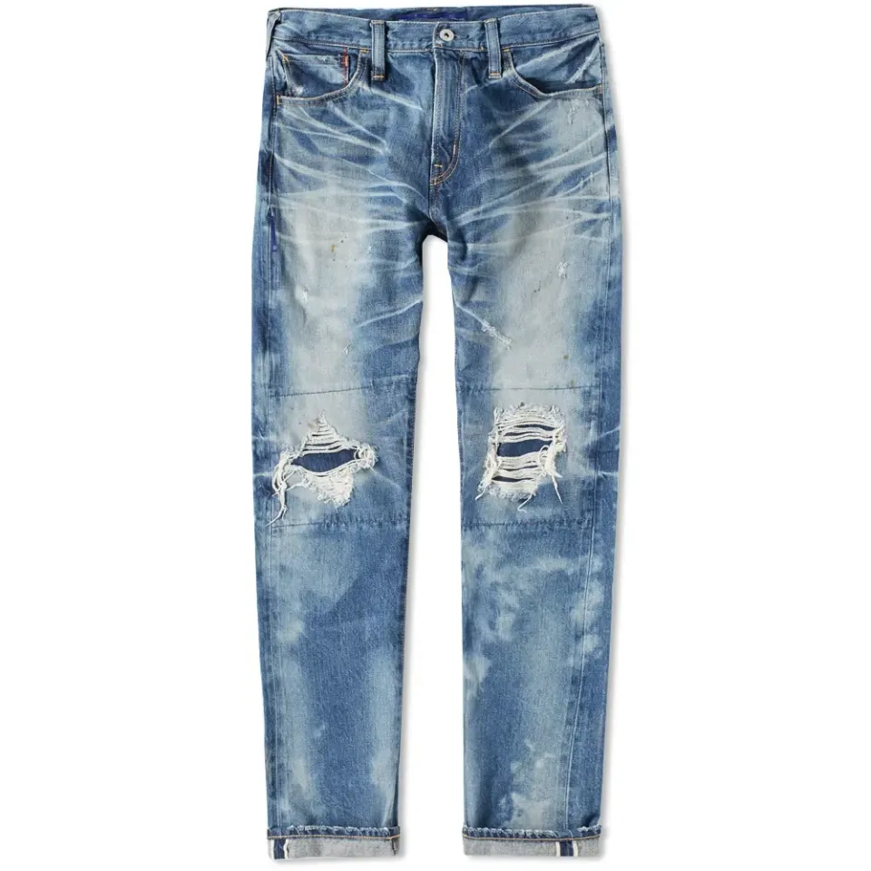 Damaged Five Years Tapered Jean