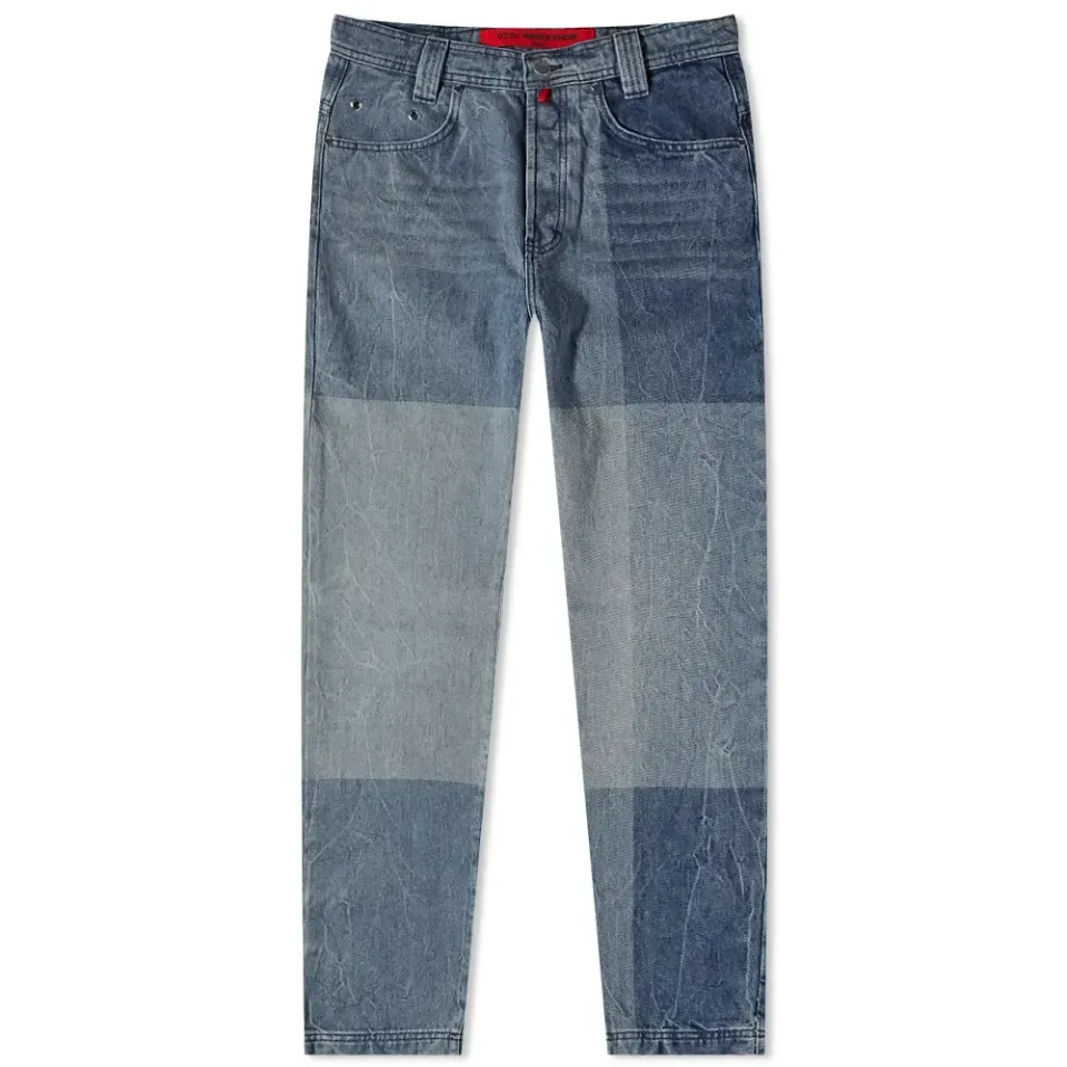 Panel Detail Denim Pant