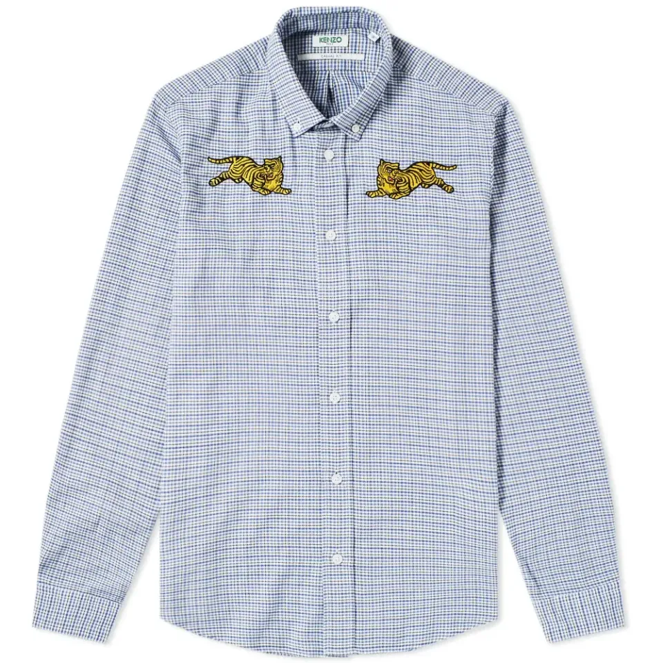 Double Jumping Tiger Check Shirt