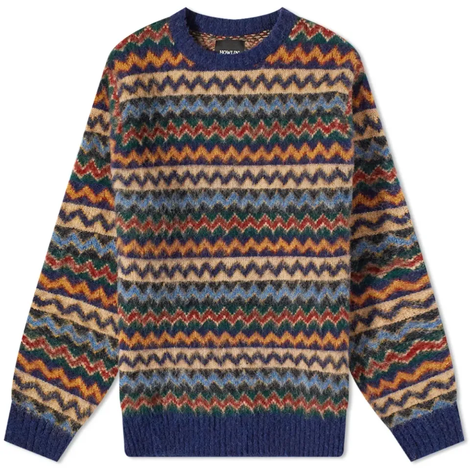 Howlin' Cosmic Fantasies Zig Zag Crew Knit