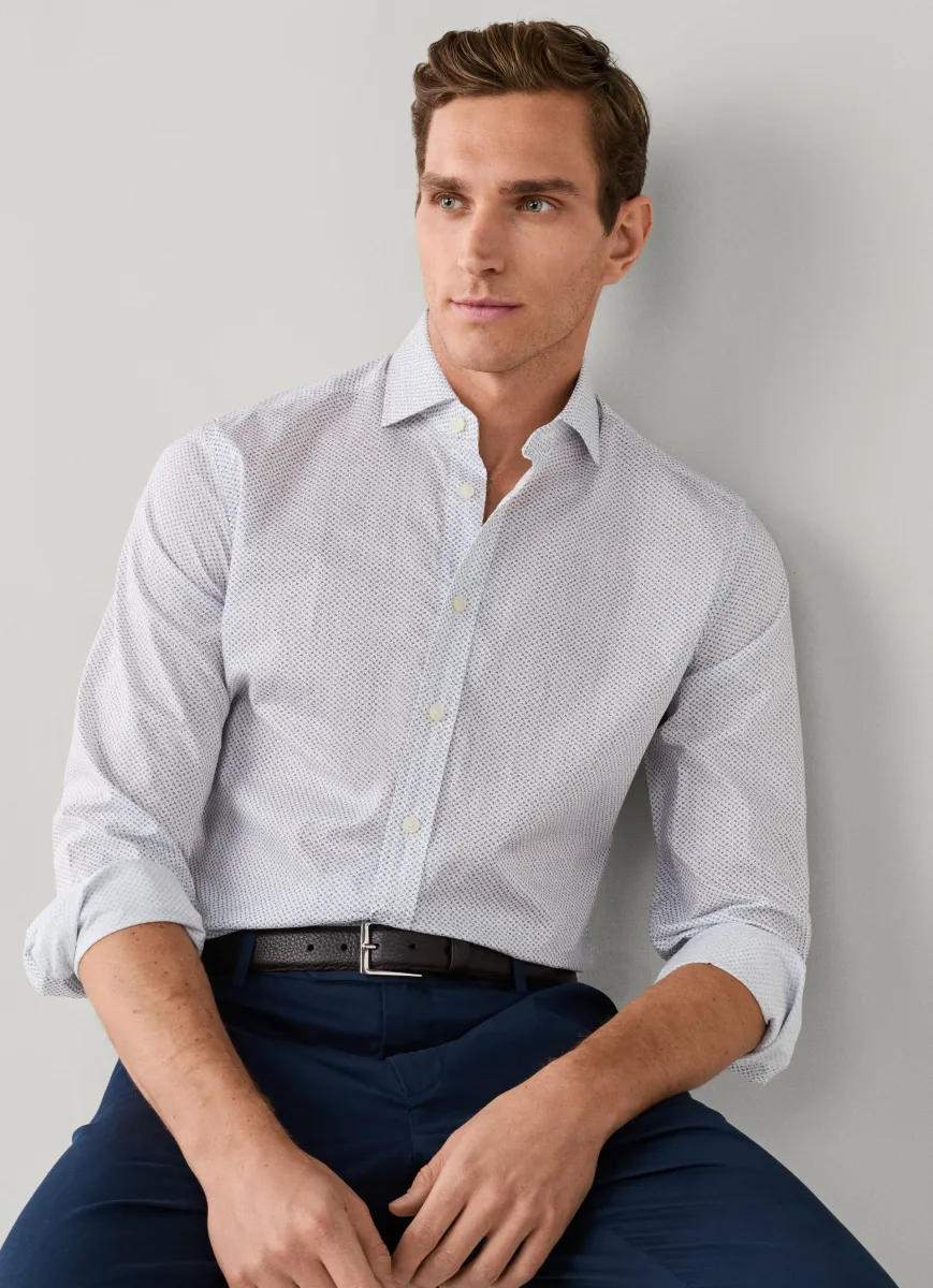 Tailored Fit Floral Print Shirt