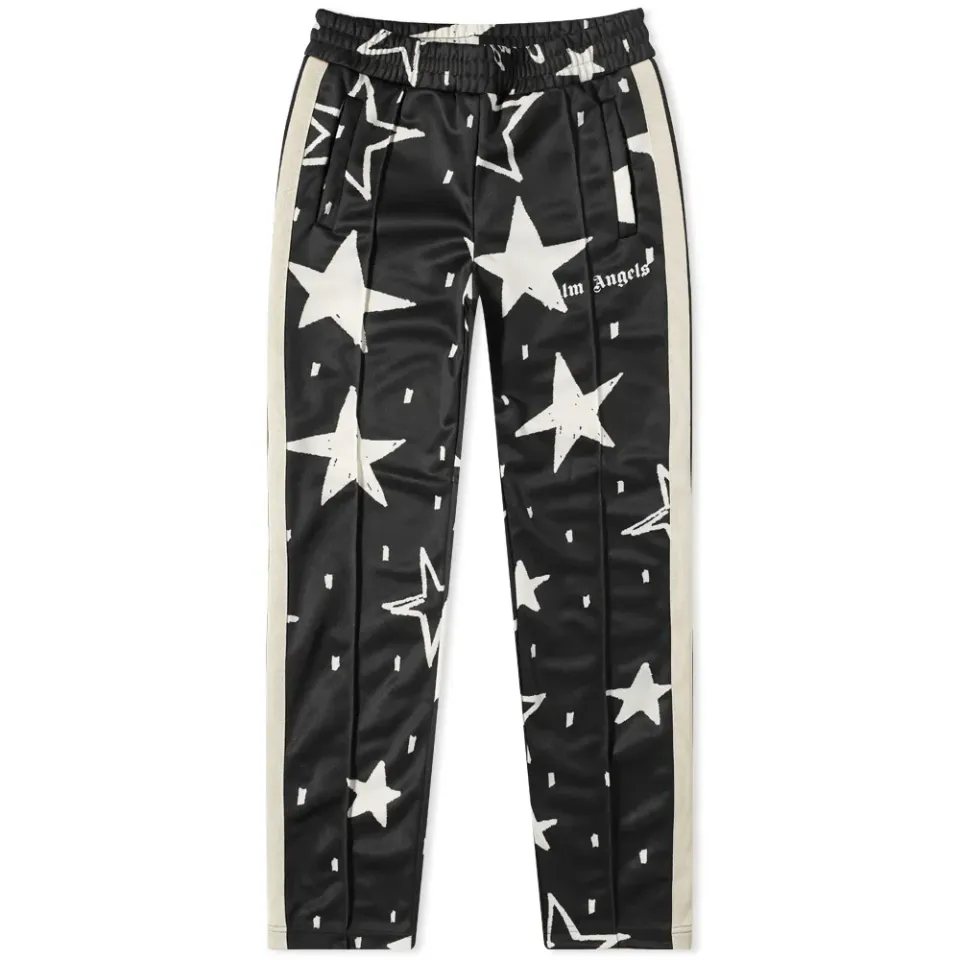 Night Sky Stars Print Track Pant