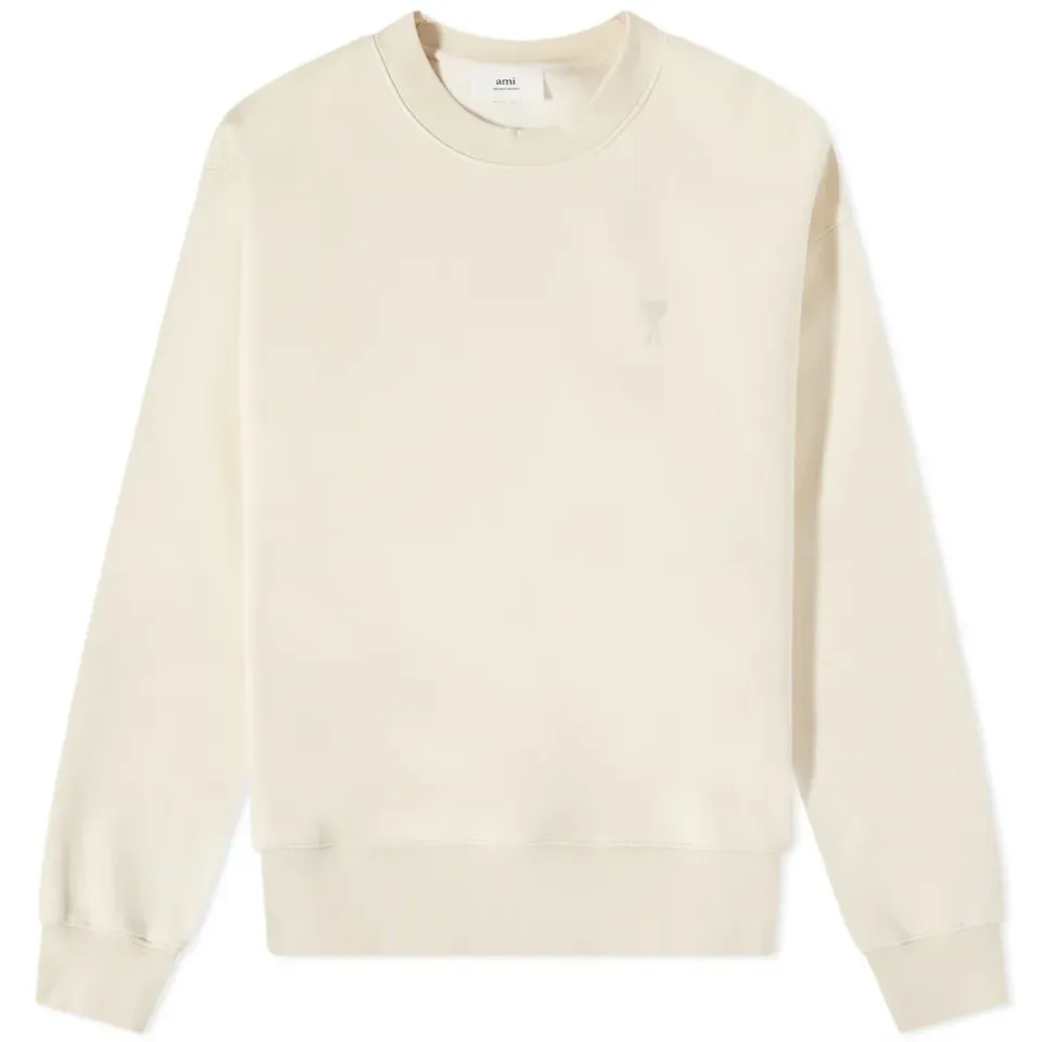 AMI Tonal Heart Crew Sweat