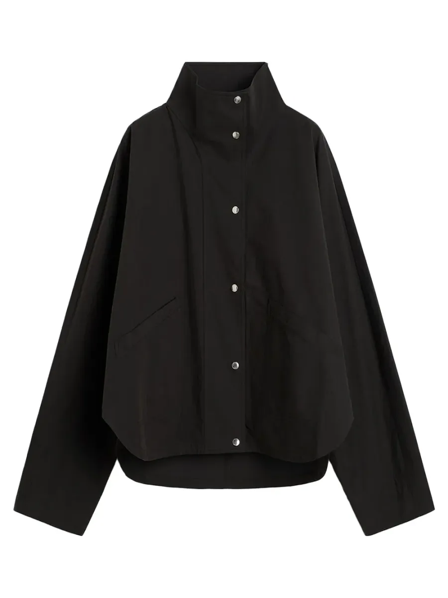 Summer Parachute Jacket Black