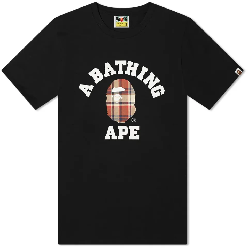 Bape Check College Tee