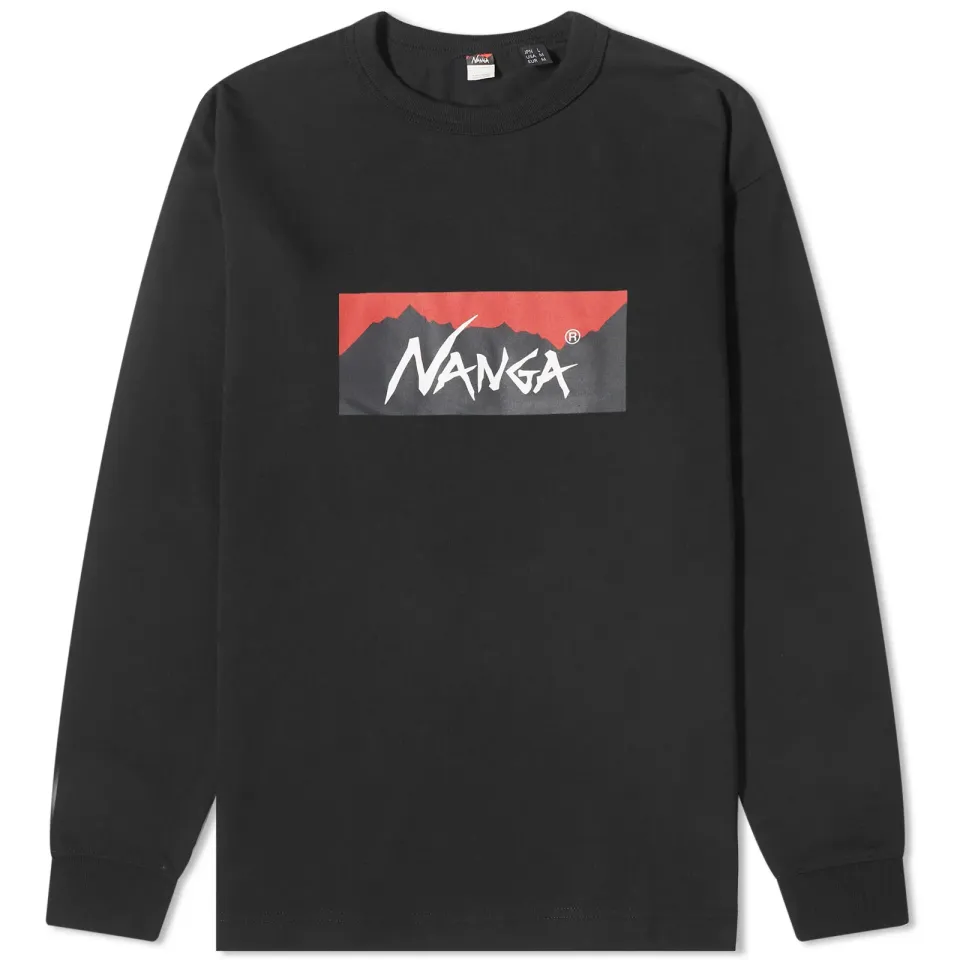 Long Sleeve Eco Hybrid Box Logo T-Shirt