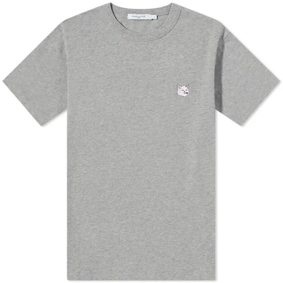 Monochrome Fox Head Patch Classic T-Shirt