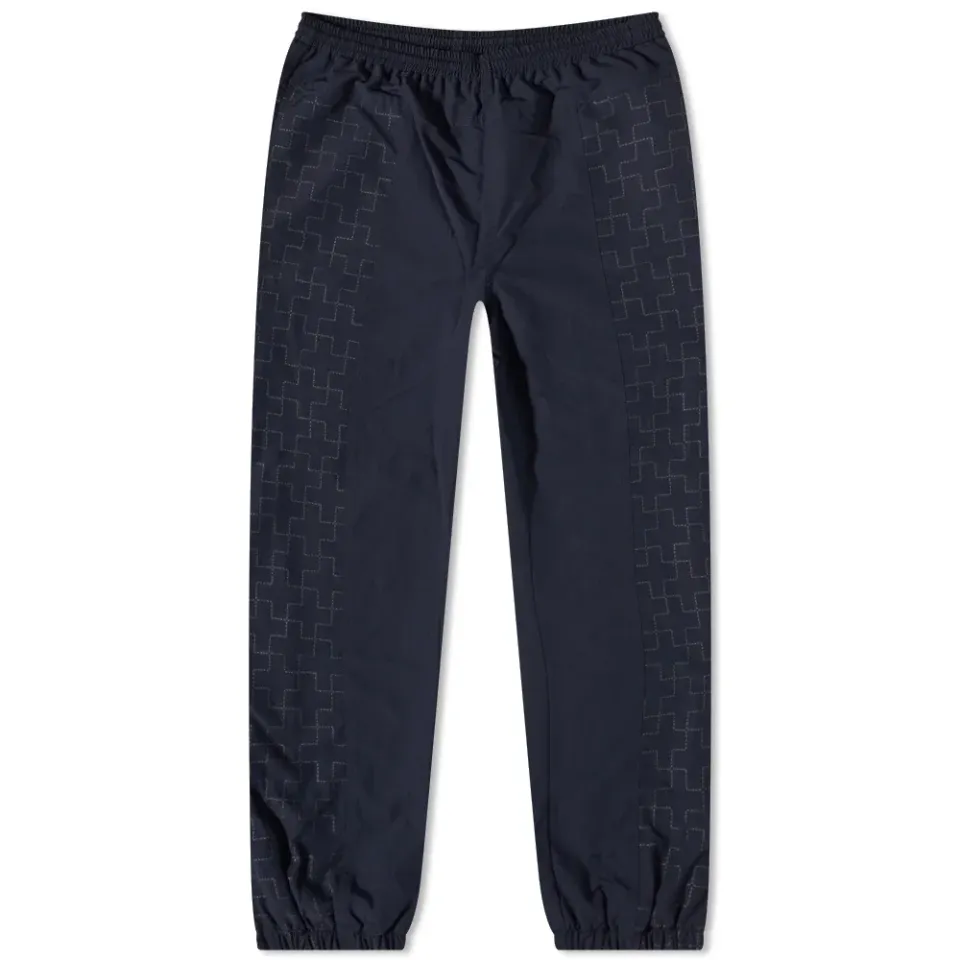 Nylon Reflective Print Warm Up Pant