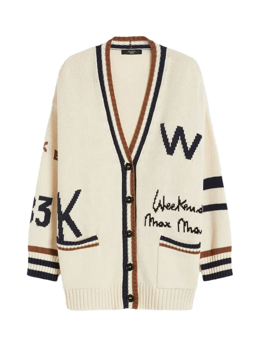 Wkdblasone Cardigan Cream Black